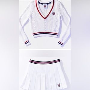 K-Swiss Sweater & Mini Skirt